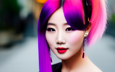 A picture of a teenage Xiaomei